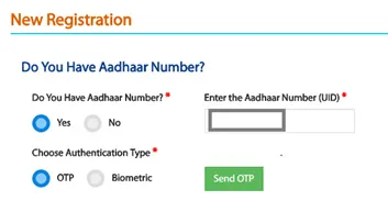 MahaDBT New Registration Process